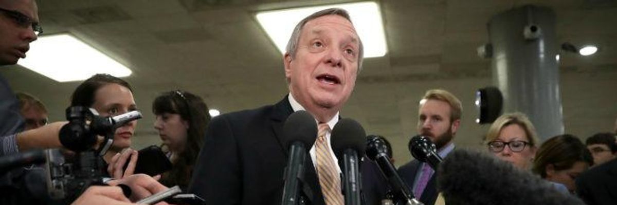 'Stunned' By GOP Denials, Durbin Stands By Account of Trump's Racist 'Shithole' Remark