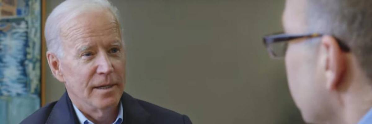 'Where's the Party? Come On, Man': Biden Claims Democrats Not Down for AOC-Style Progress Like Medicare for All