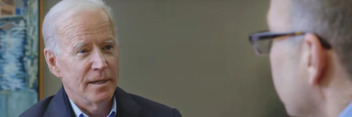 'Where's the Party? Come On, Man': Biden Claims Democrats Not Down for AOC-Style Progress Like Medicare for All