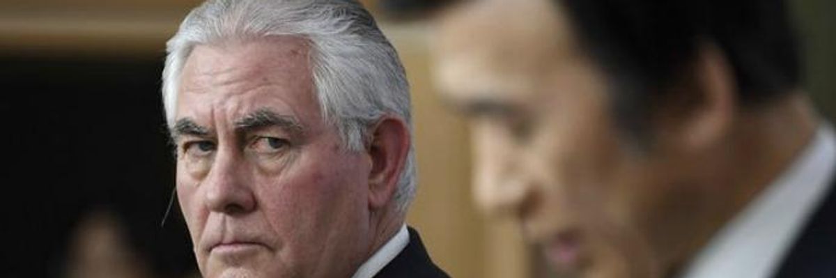 Tillerson Puts Preemptive Strike Against North Korea 'On the Table'