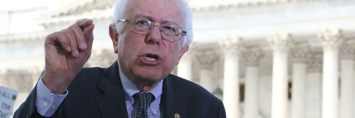Sanders Bill Signals Growth of Broad Robin Hood Tax Movement