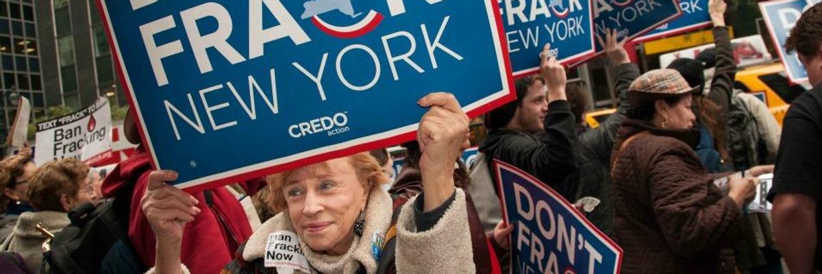 'Not One Well!': Anti-Fracking Coalition Targets NY Gov. Cuomo over Gas Drilling