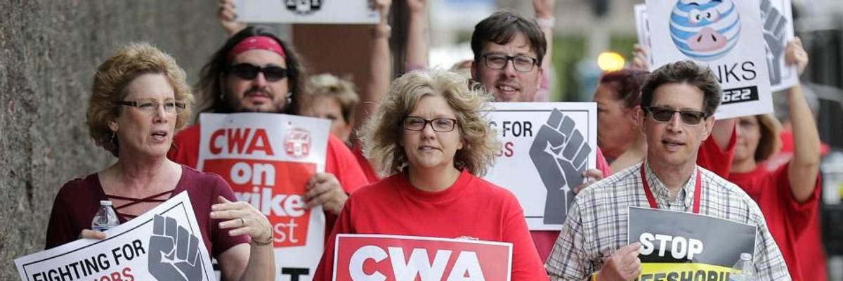 As Its Workers Fight for Better Wages, AT&T Announces Another $4 Billion in Stock Buybacks