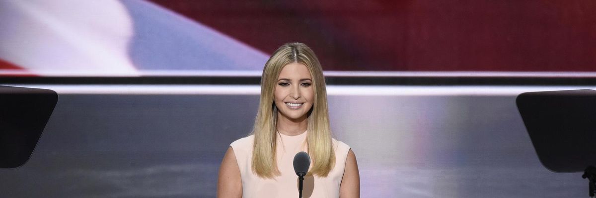 Ivanka Defends Trump Administration's "All-Out Attack on Equal Pay"