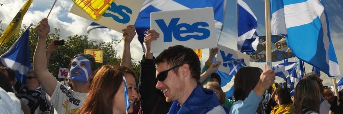 Defying 'Old Order,' Scottish Independence Campaign Gains Steam
