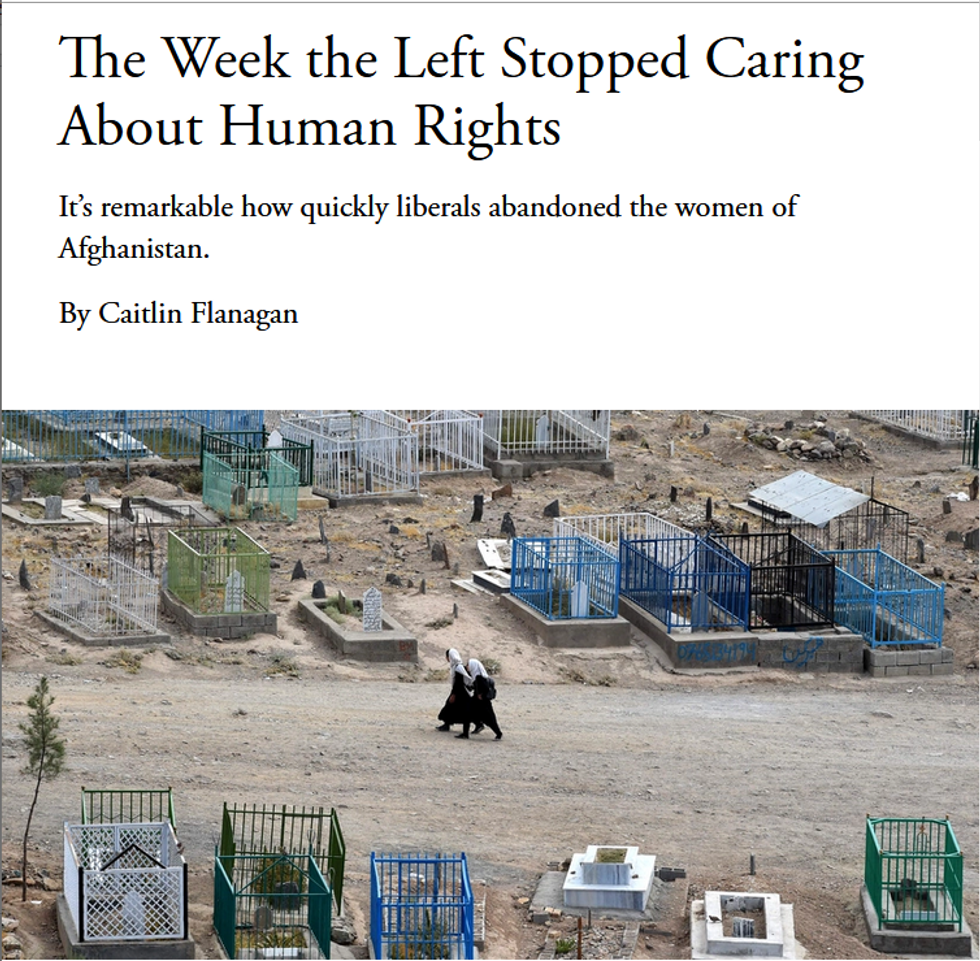 Atlantic: Wthe Week the Left Stopped Caring About Human Rights