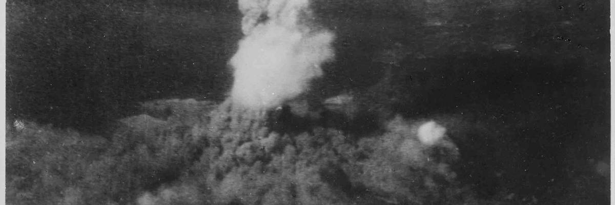Atom bomb detonates in Hiroshima.