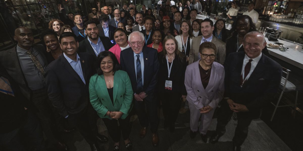 Attendees at The Sanders Institute housing crisis Gathering
