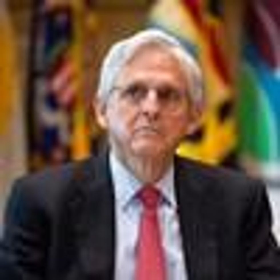 Attorney General Merrick Garland speaks after a briefing