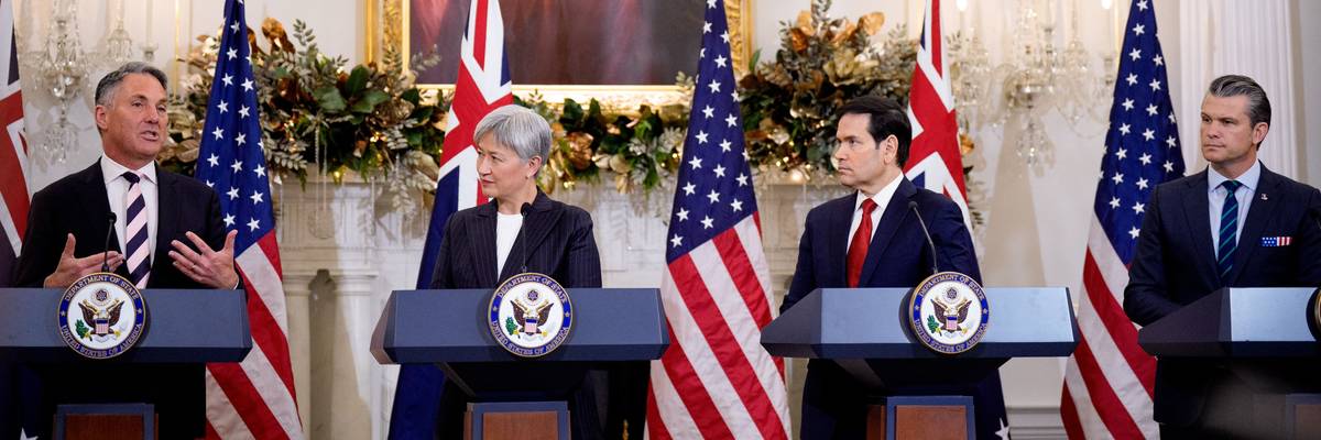 AUSMIN meeting with Marles, Wong, Rubio, and Hegseth