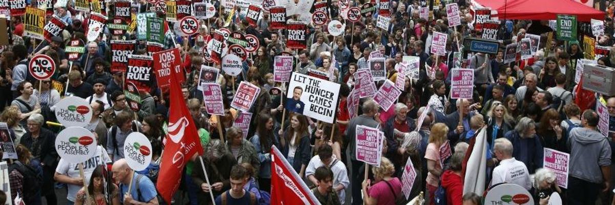 'Austerity Kills': Tens of Thousands March in London Against Brutal Cuts