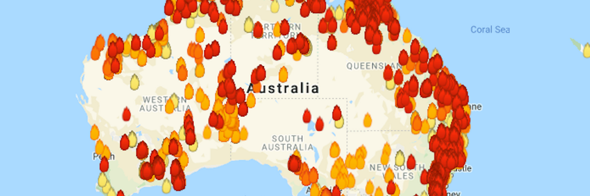 'Everything is Burning': Australian Inferno Continues, Choking Off Access to Cities Across Country