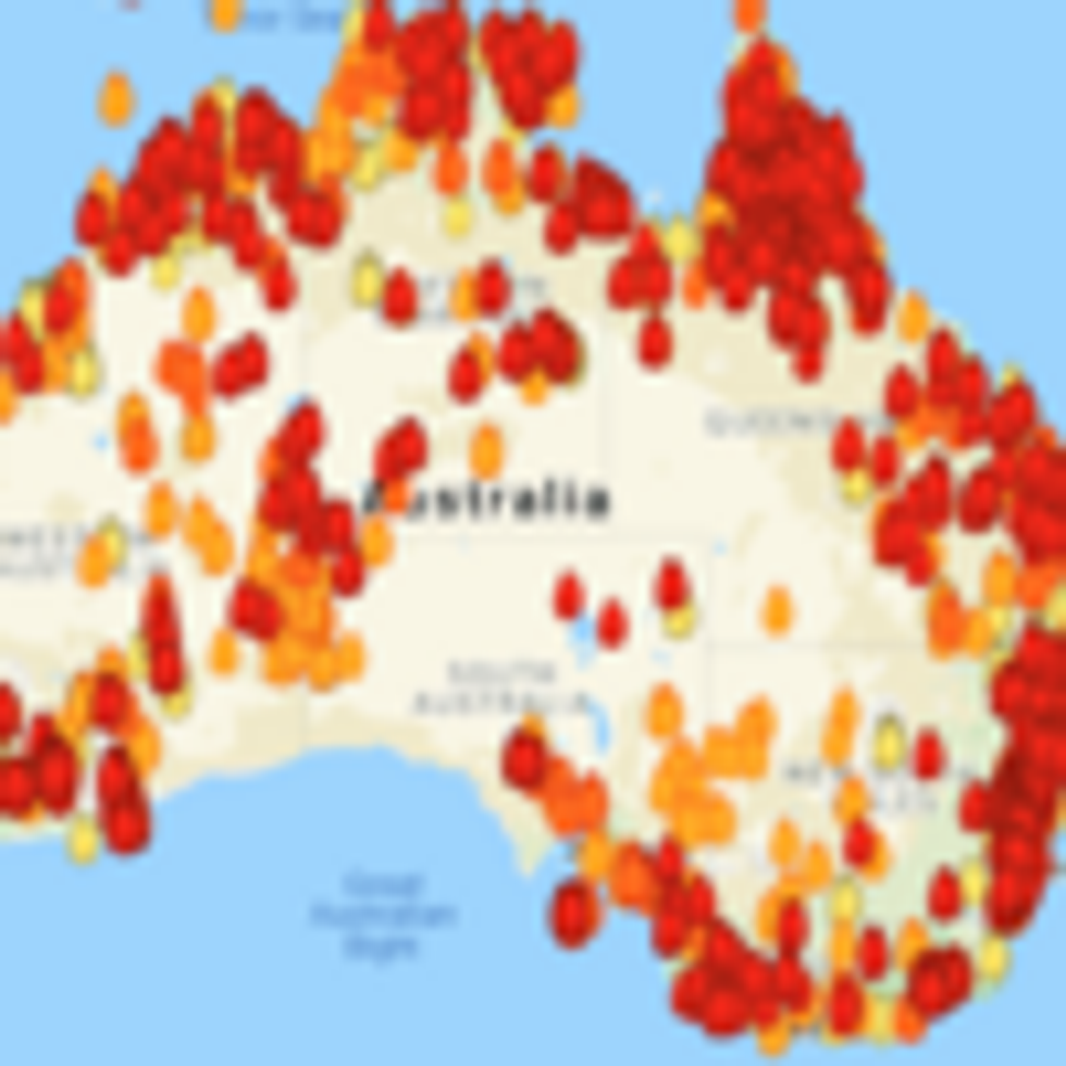 Australia is engulfed in flames.