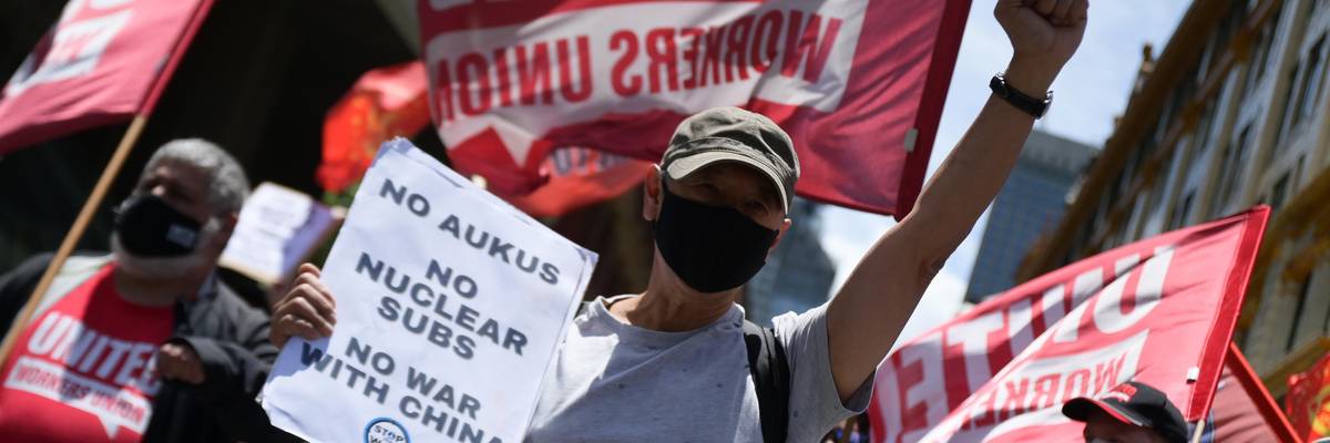 Australian anti-nuclear campaigners