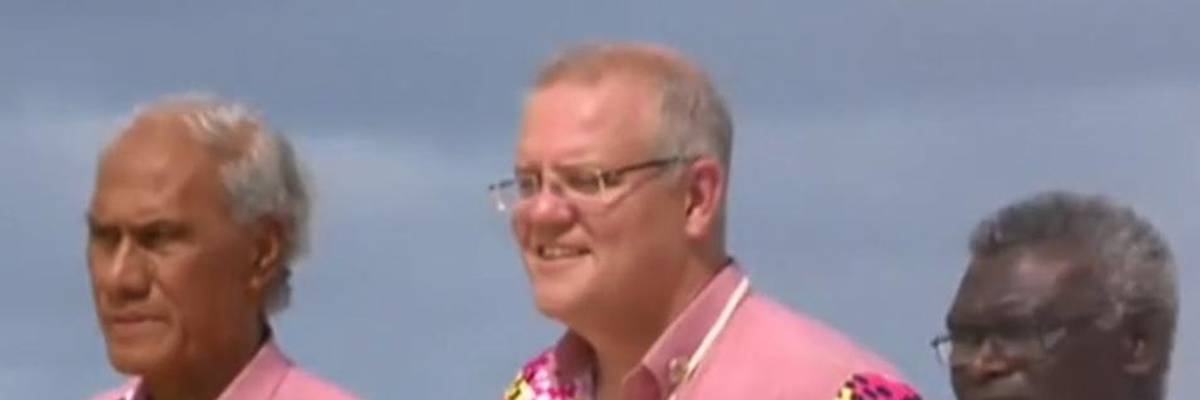 Behavior of Australia's Prime Minister at Pacific Islands Forum Makes Clear Climate Crisis Not A Priority