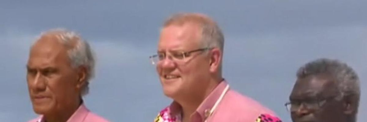 Behavior of Australia's Prime Minister at Pacific Islands Forum Makes Clear Climate Crisis Not A Priority