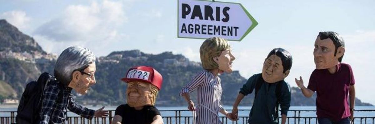 If Trump Dumps Paris, Says Naomi Klein: "Time for Some People's Sanctions"