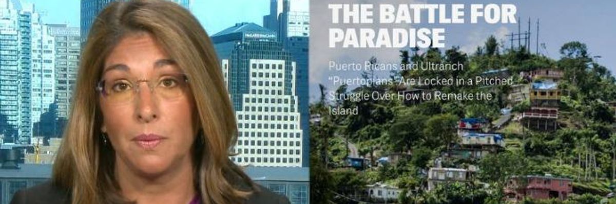 "The Battle for Paradise": Naomi Klein on Disaster Capitalism & the Fight for Puerto Rico's Future