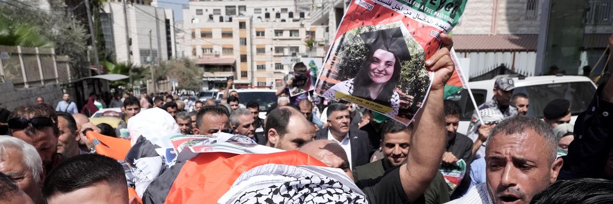 Aysenur Eygi funeral procession