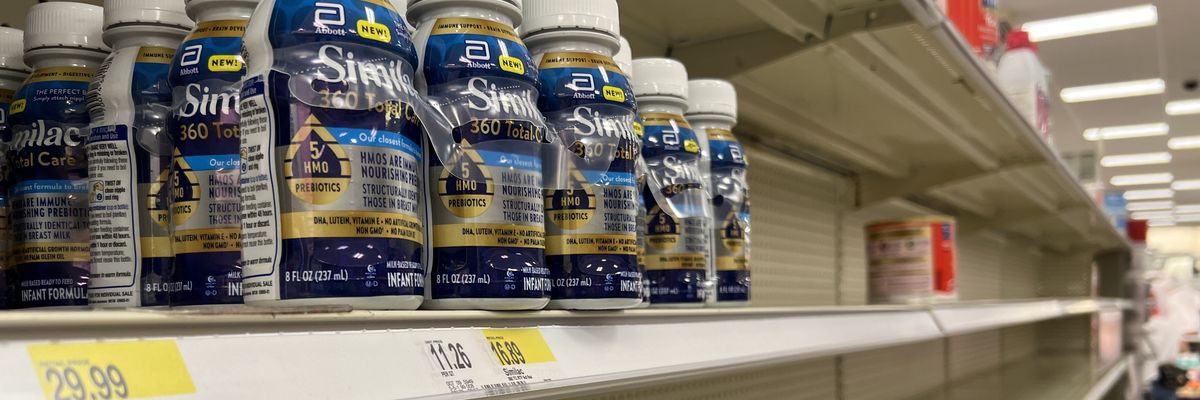 Baby formula shortage in U.S.