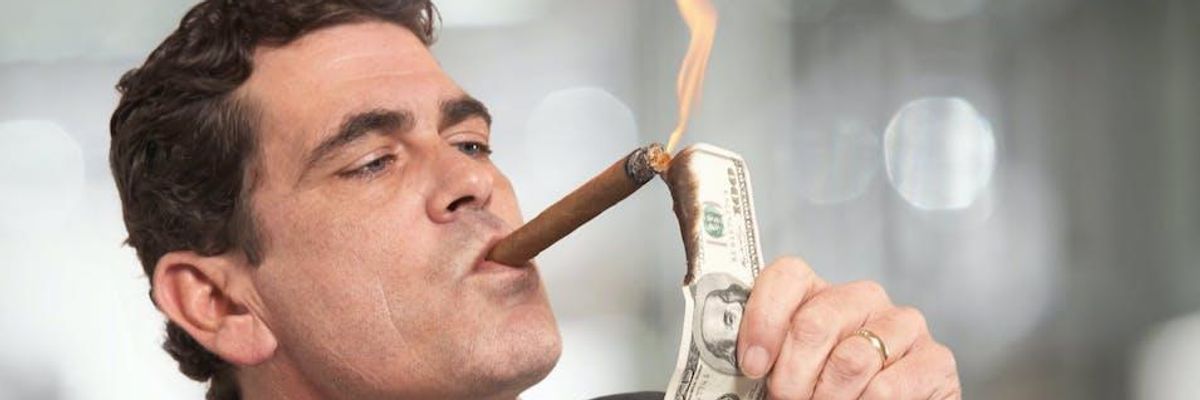 Bank executives are "the poster boys for misbegotten pay."