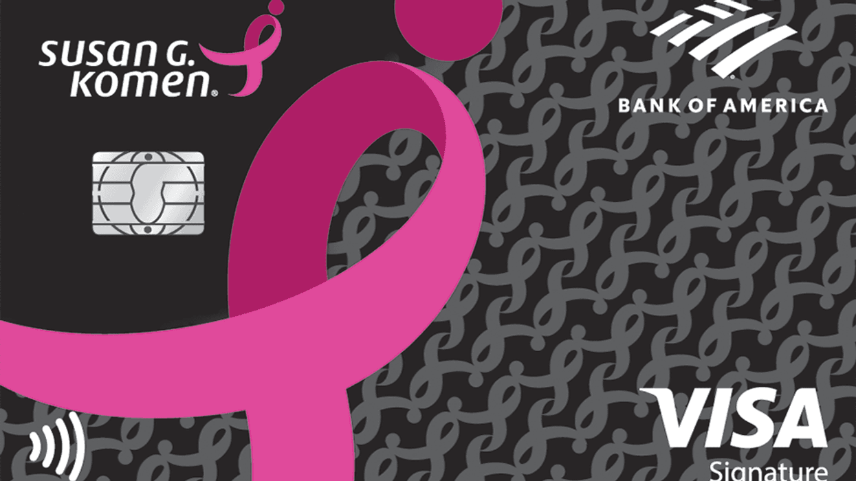 Bank of America's Pink Ribbon card