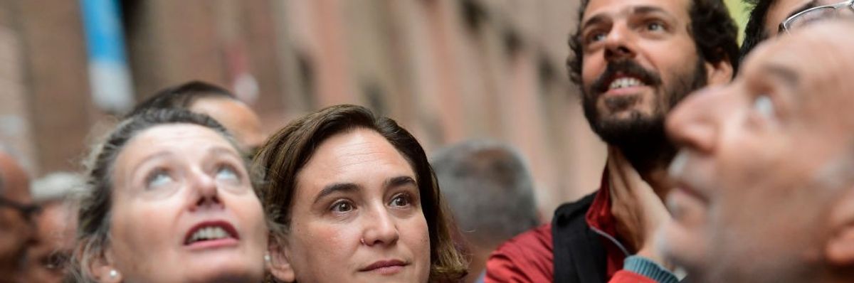 Barcelona's mayor Ada Colau