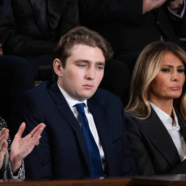 Barron Trump and Melania