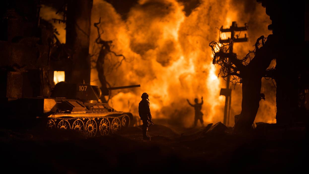 Battle scene