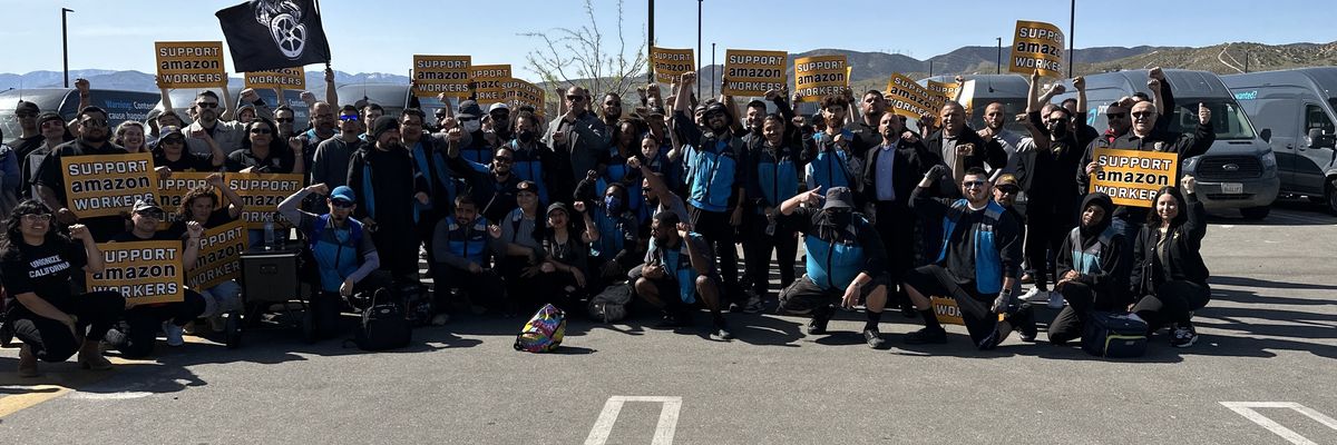Battle-Tested Strategies, an Amazon contractor in Palmdale, California, voluntarily recognized 84 drivers and dispatchers joining the International Brotherhood of Teamsters Local 396.