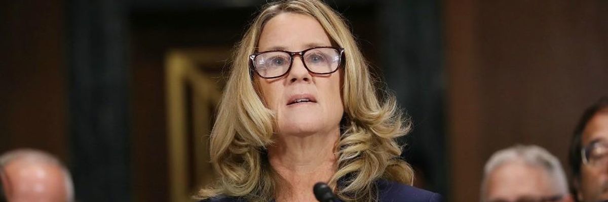 Dear Christine Blasey Ford: You Are a Welcome Earthquake