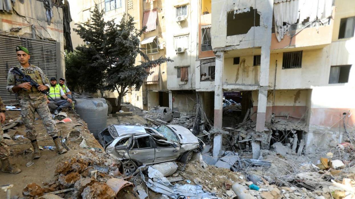 Beirut bombing damage