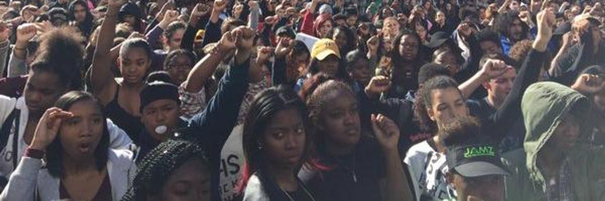 High School Students Walk Out in Response to Racist Threats