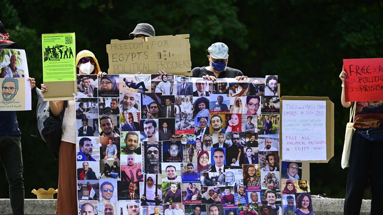 Berlin protest against Egyptian dictatorship