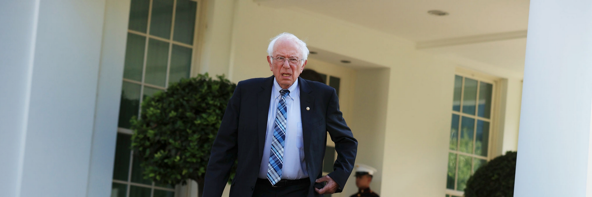 Bernie at the White House