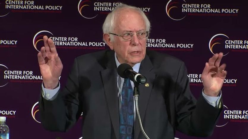 Bernie Sanders at Center for International Policy conference