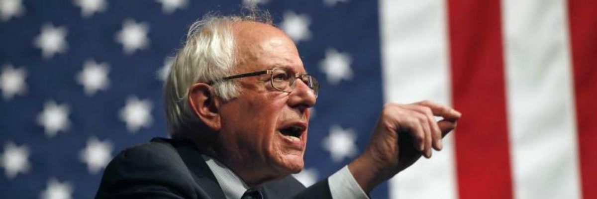 Seven-in-a-Row Sanders Celebrates 'Momentum' After Double-Digit Wyoming Win