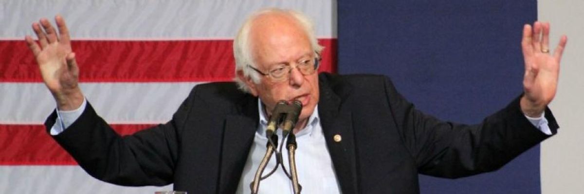 Sanders Says Donald Trump Simply Too Dangerous 'To Sit This One Out'