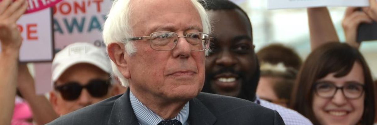 It's Too Early, Says Bernie Sanders, But 2020 Run 'Not Off The Table'