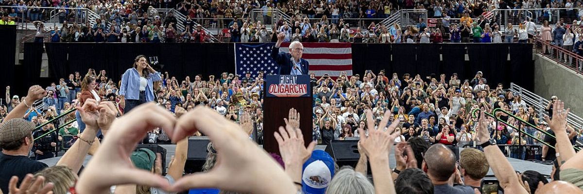 Bernie Sanders Holds "Fighting Oligarchy" Rally In Idaho with Alexandria Ocasio-Cortez