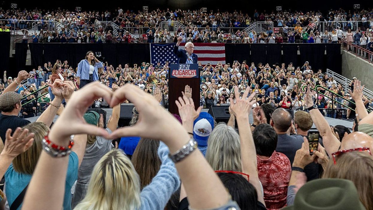 Bernie Sanders Holds "Fighting Oligarchy" Rally In Idaho