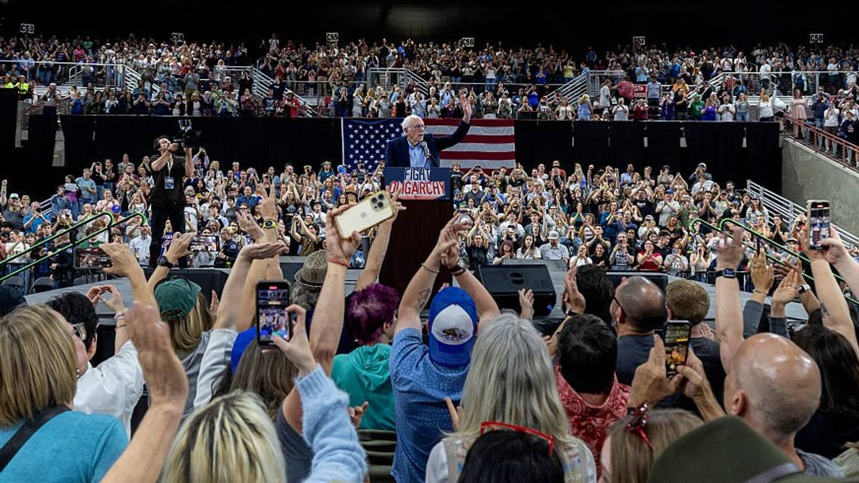 Bernie Sanders Holds "Fighting Oligarchy" Rally In Idaho