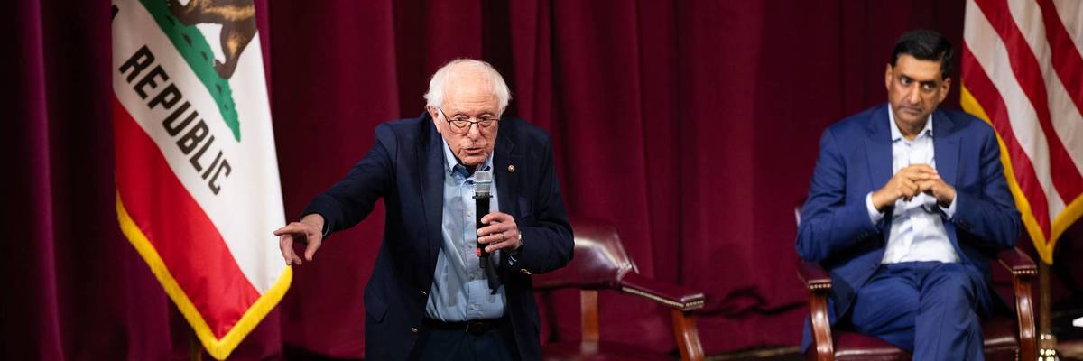 Bernie Sanders Holds Town Hall On AI In Stanford