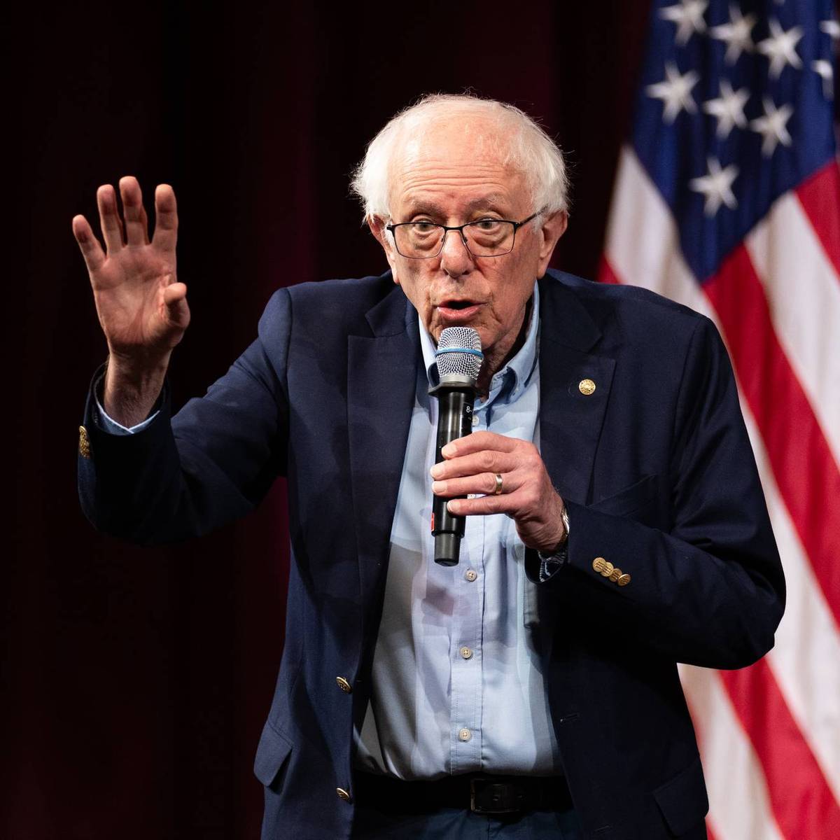 Bernie Sanders Holds Town Hall On AI In Stanford