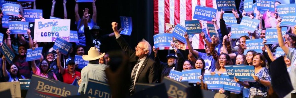 As Super Tuesday Gets Underway, Sanders Digs In for the Long Haul