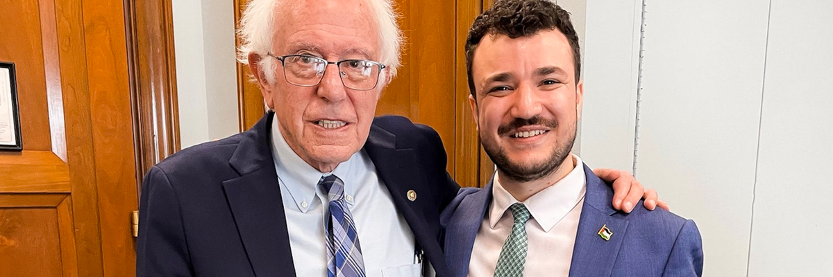 Bernie Sanders meets Mahmoud Khalil