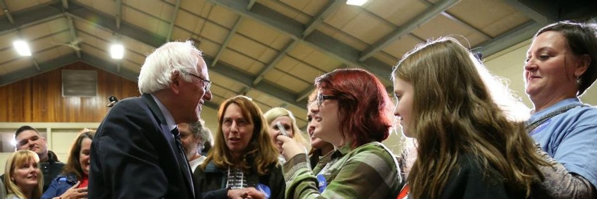 Bernie Nabs Double-Digit Lead in NH as Women Ditch Clinton for Surging Sanders
