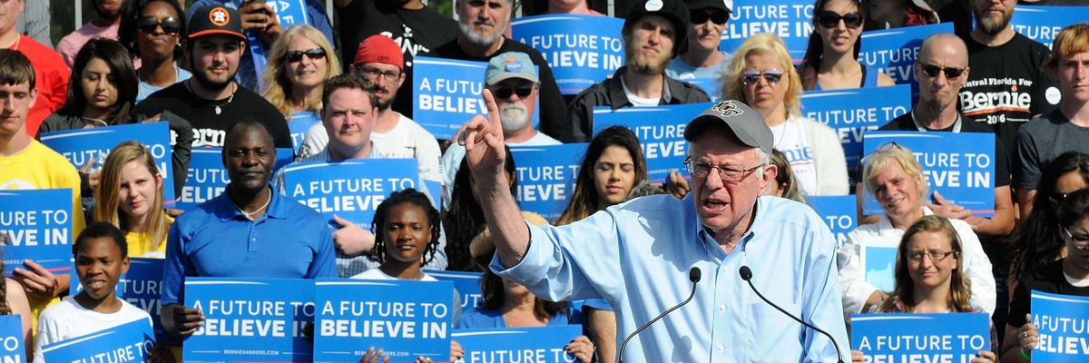 Bernie Sanders Endorses Debbie Wasserman Schultz's Progressive Challenger