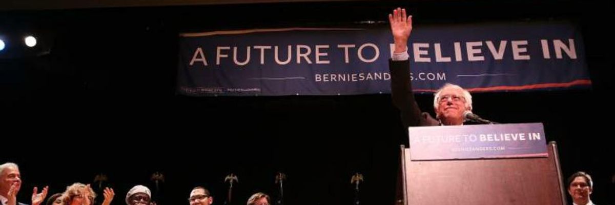 To Transform Nation, Sanders Urges Movement to Organize its 'Outrage'