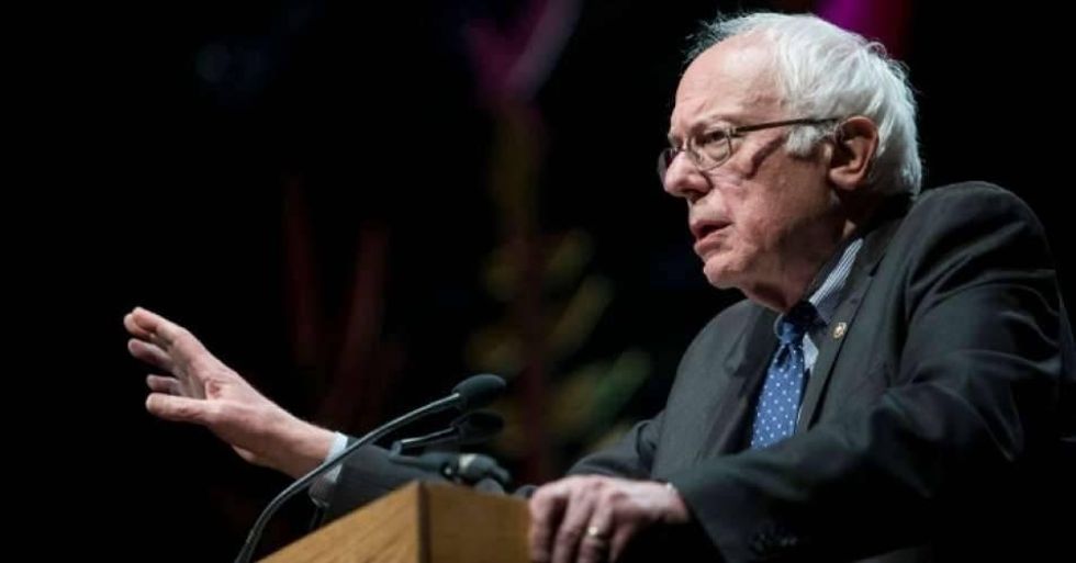 Bernie Sanders, United States senator from Vermont, speaks at the Hay Festival on June 3, 2017. (Photo: David Levenson/Getty Images)